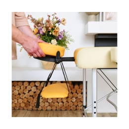 Массажный стол DFC NIRVANA Elegant PREMIUM, цвет оранжево-бежевый