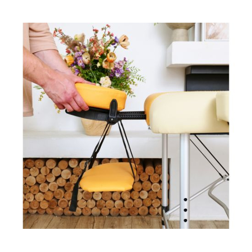 Массажный стол DFC NIRVANA Elegant PREMIUM, цвет оранжево-бежевый