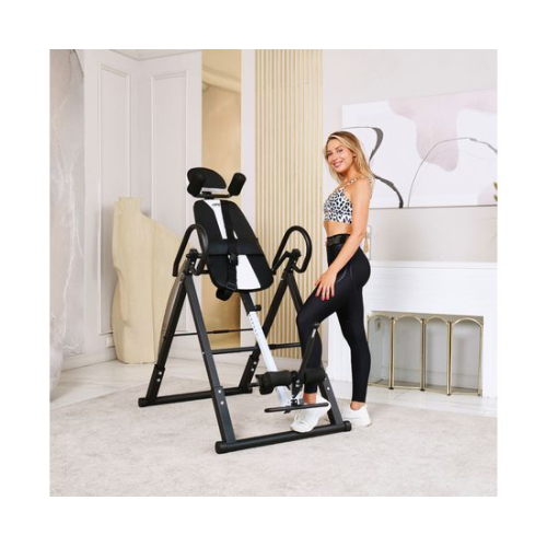 Инверсионный стол складной DFC STYLE чёрный, U-образный фиксатор