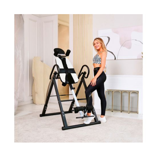 Инверсионный стол складной DFC STYLE белый, U-образный фиксатор