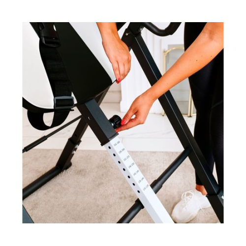 Инверсионный стол складной DFC STYLE белый, U-образный фиксатор