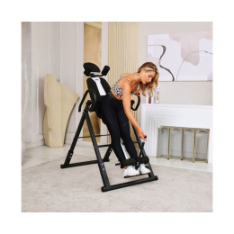 Инверсионный стол складной DFC STYLE чёрный, U-образный фиксатор