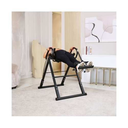 Инверсионный стол складной DFC STYLE чёрный, U-образный фиксатор