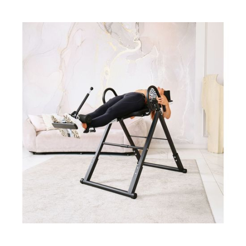 Инверсионный стол складной DFC STYLE чёрный, U-образный фиксатор