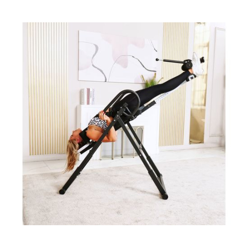 Инверсионный стол складной DFC STYLE чёрный, U-образный фиксатор