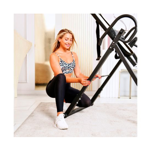 Инверсионный стол складной DFC STYLE белый, U-образный фиксатор