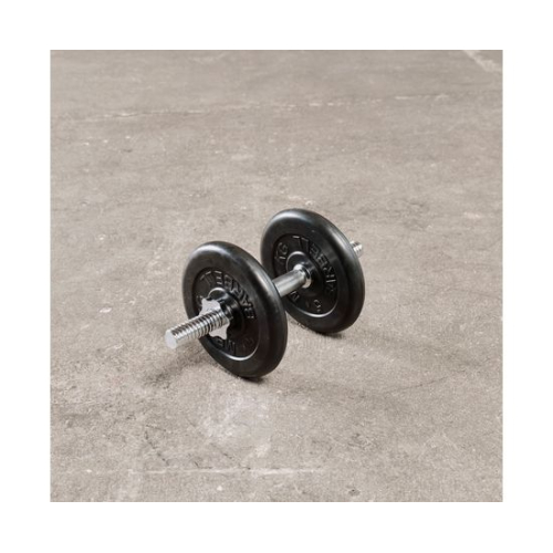 Гриф гантельный (хромированный) 400 мм / диаметр 30 мм