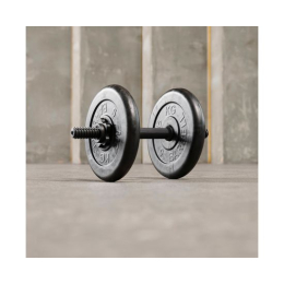 Гриф гантельный (пластиковый) cо стальным сердечником 350 мм / диаметр 26 мм