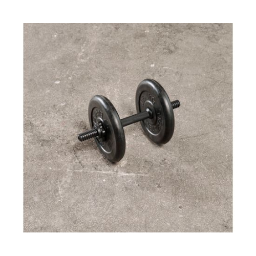 Гриф гантельный (пластиковый) cо стальным сердечником 350 мм / диаметр 26 мм