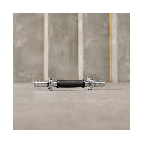 Гриф гантельный с обрезиненной ручкой 350 мм / диаметр 30 мм