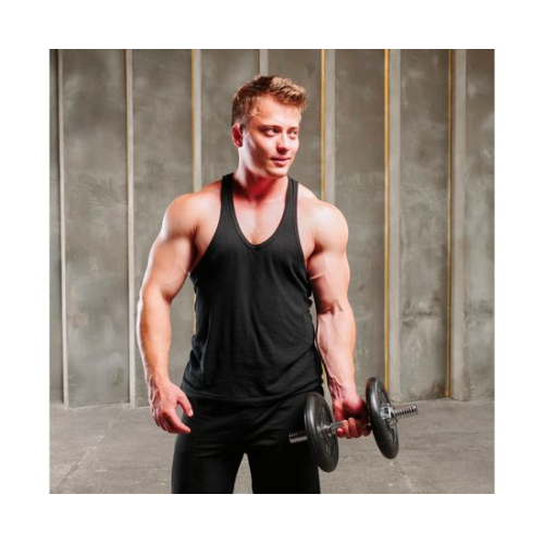 Гриф гантельный (хромированный) 350 мм / диаметр 30 мм