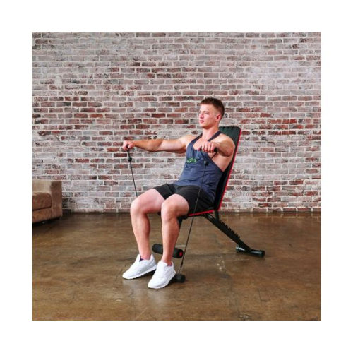 Cкамья силовая универсальная DFC с эспандерами DCH310