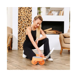 Тренажёр для пресса AB Roller SND оранжевый с ковриком 34 х 17 x 0.6 cм