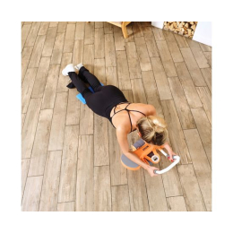 Тренажёр для пресса AB Roller SND оранжевый с ковриком 34 х 17 x 0.6 cм