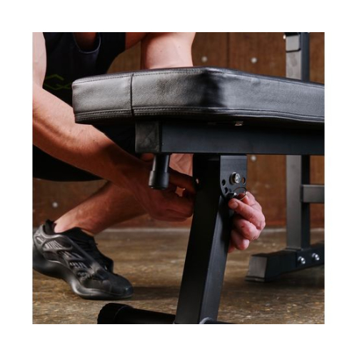 Усиленная скамья со стойками под штангу DFC MELKIN