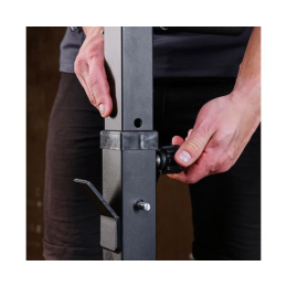 Усиленная скамья со стойками под штангу DFC MELKIN