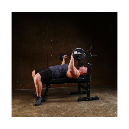 Усиленная скамья со стойками под штангу DFC MELKIN