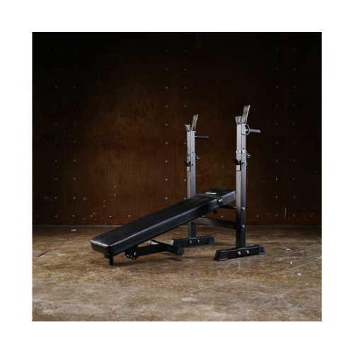 Усиленная скамья со стойками под штангу DFC MELKIN
