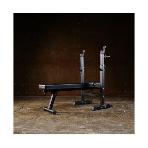 Усиленная скамья со стойками под штангу DFC MELKIN