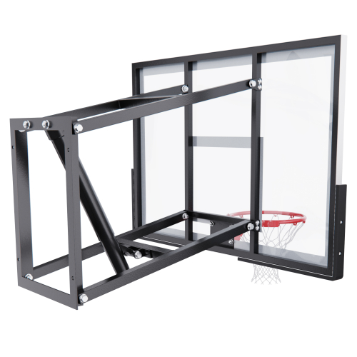 Баскетбольный щит DFC со съёмным регулятором высоты, поликарбонат 2,5 мм, 120 х 80 см