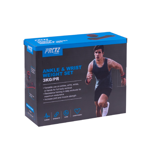 Утяжелители для ног и рук PRCTZ ANKLE&WRIST WEIGHT SET,3 кг(1.5кг х 2), пара.