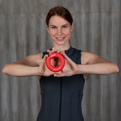 Эспандер кистевой кольцо PRCTZ POWER GRIPPING RING MEDIUM, среднее сопр.