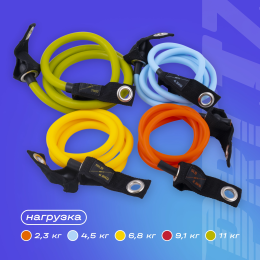 Набор трубчатых эспандеров PRCTZ RESISTANCE TUBE KIT