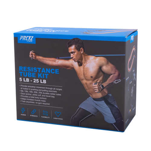 Набор трубчатых эспандеров PRCTZ RESISTANCE TUBE KIT