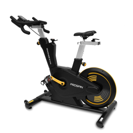 Спин-байк с консолью профессиональный BRONZE GYM PROSPIN