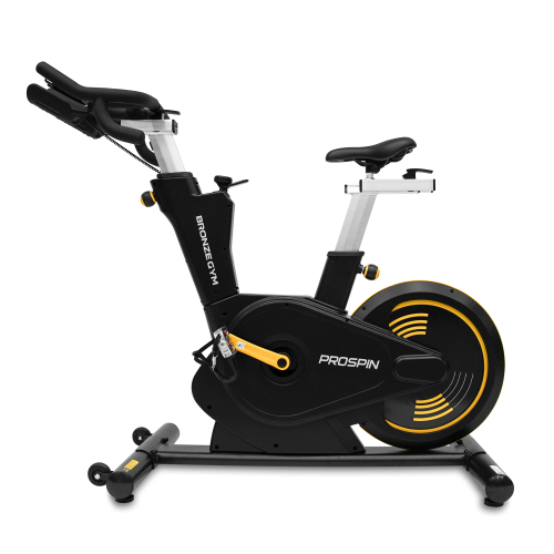Спин-байк с консолью профессиональный BRONZE GYM PROSPIN