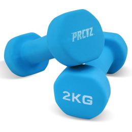 Гантель для аэробики неопреновая PRCTZ NEOPRENE DUMBBELL, 2 кг.