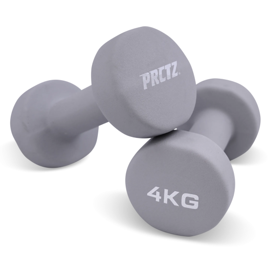 Гантель для аэробики неопреновая PRCTZ NEOPRENE DUMBBELL, 4 кг.