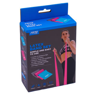 Комплект мини-лент PRCTZ LATEX BAND SET, 3 шт.