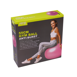 Мяч гимнастический PRCTZ GYM BALL  ANTI-BURST, 55 см.