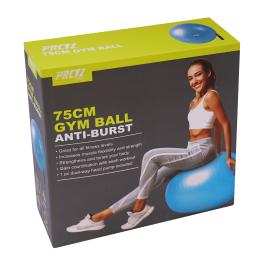 Мяч гимнастический PRCTZ GYM BALL ANTI-BURST, 75 см.
