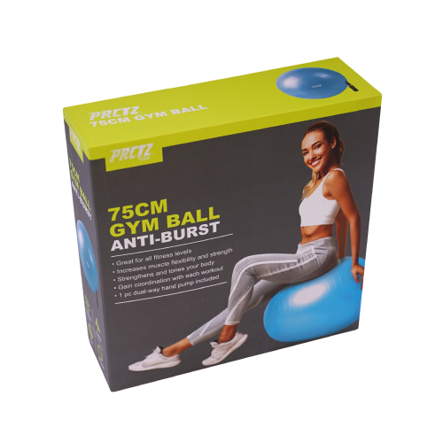 Мяч гимнастический PRCTZ GYM BALL ANTI-BURST, 75 см.