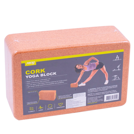 Блок для йоги PRCTZ CORK YOGA BLOCK, пробка