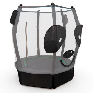 Батут детский DFC ANIMALS PANDA 55" с сеткой