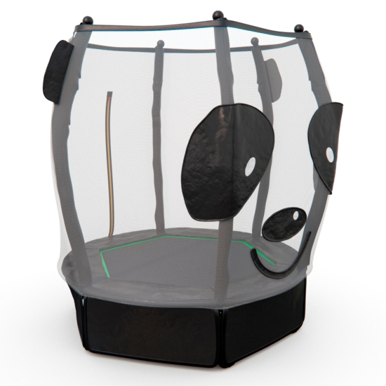 Батут детский DFC ANIMALS PANDA 55" с сеткой