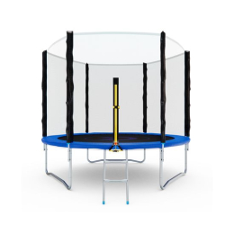 Батут с сеткой DFC PELPO 8ft с лестницей, BLUE