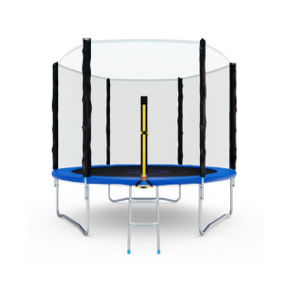 Батут с сеткой DFC PELPO 8ft с лестницей, BLUE
