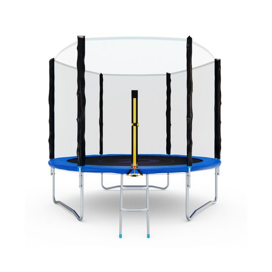 Батут с сеткой DFC PELPO 8ft с лестницей, BLUE