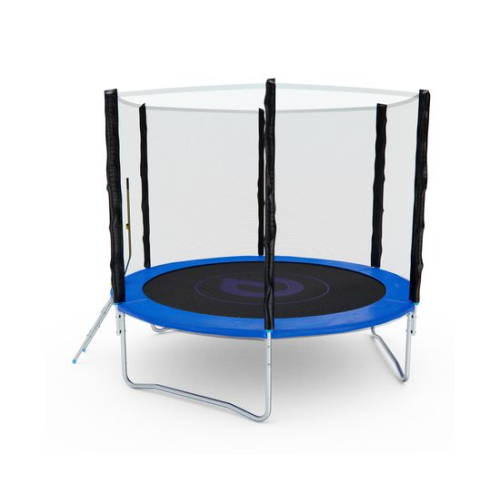 Батут с сеткой DFC PELPO 8ft с лестницей, BLUE