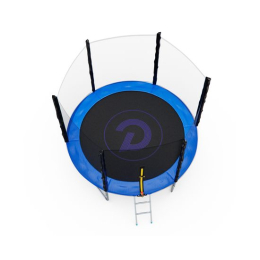 Батут с сеткой DFC PELPO 8ft с лестницей, BLUE