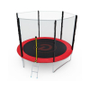 Батут с сеткой DFC PELPO 10ft с лестницей, RED