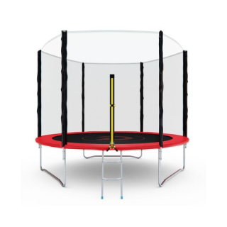 Батут с сеткой DFC PELPO 10ft с лестницей, RED