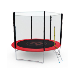 Батут с сеткой DFC PELPO 10ft с лестницей, RED