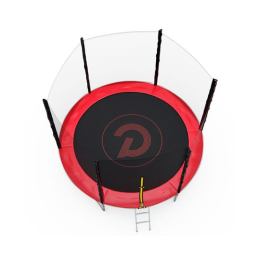 Батут с сеткой DFC PELPO 10ft с лестницей, RED