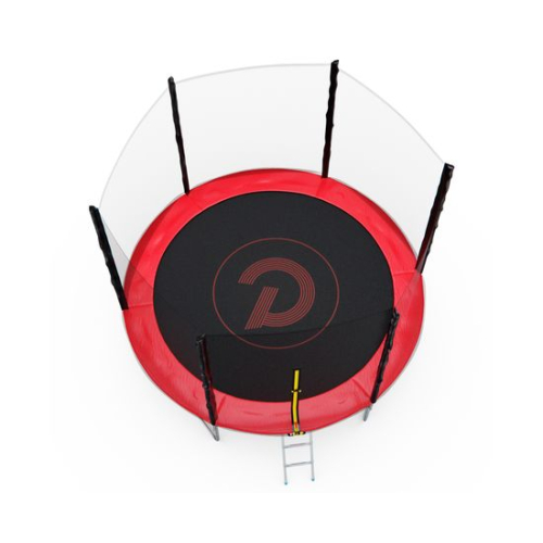 Батут с сеткой DFC PELPO 10ft с лестницей, RED