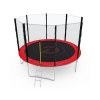 Батут с сеткой DFC PELPO 12ft с лестницей, RED